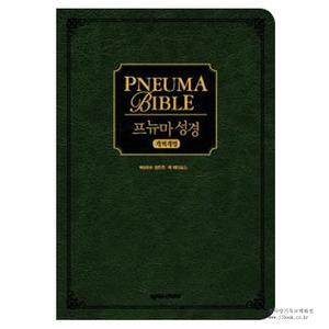 프뉴마 성경(다크 그린 지퍼형)