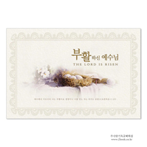 부활절카드. 부활카드 부활하신 예수님-9133 (10개)