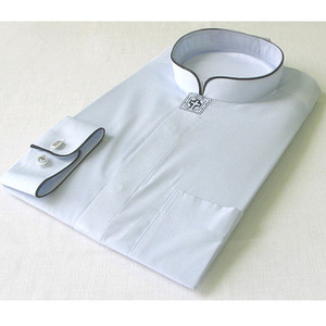 [목회자셔츠] 바울셔츠-연블루 / 긴소매,반소매 선택가능