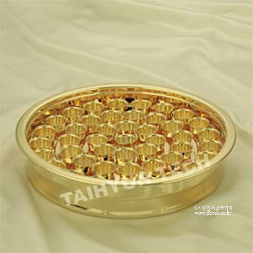 th성찬용품 - 금성찬기 (알루미늄잔, Hital-50호) 밑판만