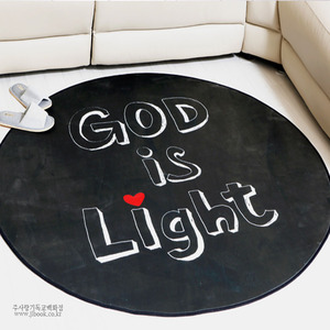 @ [말씀러그] GOD IS LIGHT_원형(대150)