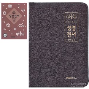 성경전서 HOLY BIBLE 홀리바이블(개역한글/62HB/양피/지퍼/다크브라운)