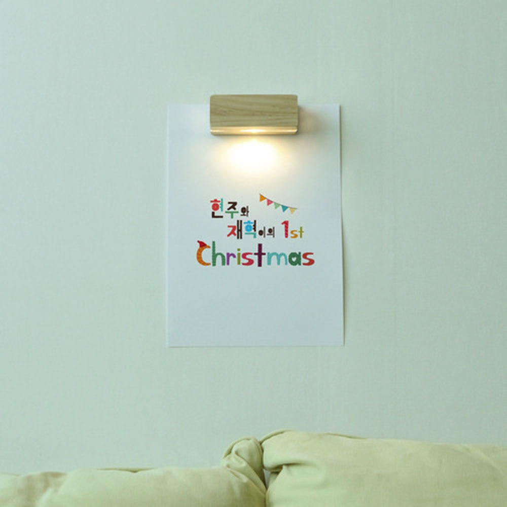 크리스마스 인테리어 포스터 벽등선물세트