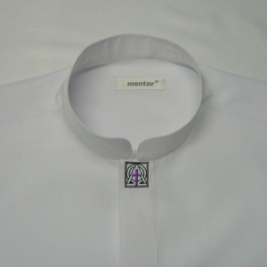 [차이나카라목회자셔츠] 자수-ML004 / 흰색